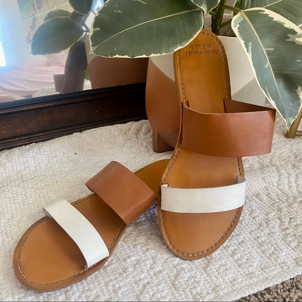 A&F Neutral Sandals